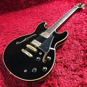 エレキギター セミアコースティックギター アリアプロ2 Aria pro II TA-500/B ブラック 日本製 ジャパンビンテージ 楽器 動作確認済み