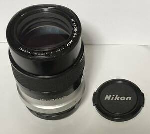 NIKON　交換レンズ　NIKKOR-Q C　Auto　135mm　ｆ1/2.8　難あり現状渡し。