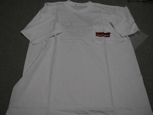 未使用保管品ブリヂストン 半袖丸首Tシャツ　POTNZA GⅢプリント サイズF-ホワイト系