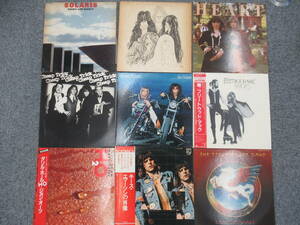 B72●洋楽ロック LPレコード　9組まとめ　FLEET WOOD MAC、Cheap Trick、HEART、エアロスミス　など　ROCK 