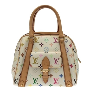 ルイヴィトン LOUIS VUITTON ハンドバッグ M40096 プリシラ モノグラムマルチカラーキャンバス ブロン SP0096 美品 バッグ マルチカラー