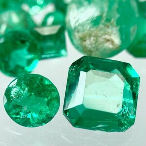 「天然エメラルドおまとめ」m 約25ct ルース 裸石 宝石 ジュエリー jewelry emerald beryl ベリル 緑玉 