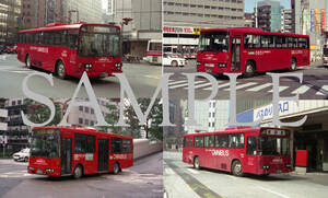 D【バス写真】Ｌ版４枚　JR九州バス　路線車