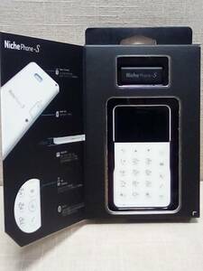新品未使用　ニッチフォン　ホワイト　NichePhone-S　MOB-N17-01-WH　白　フューチャーモデル　携帯電話　スマホ本体　送料無料