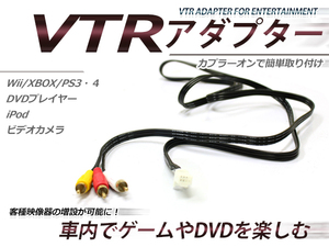 【メール便送料無料】 VTR入力アダプター 日産 MM112-W 2012年モデル 外部入力 ディーラーオプションナビ用