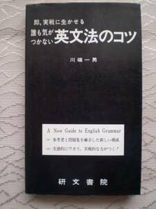 誰も気がつかない英文法のコツ―即,実戦に生かせる 川端一男