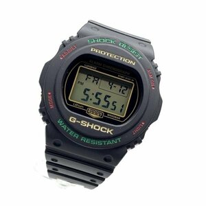 CASIO カシオ 腕時計 DW-5700H-1JF G-SHOCK デジタル クリスマスカラー ブラック 黒 復刻モデル 樹脂バンド メンズ 管理RY24001388