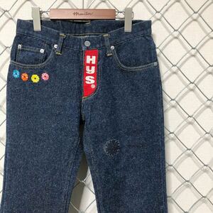 HYSTERIC GLAMOUR ヒステリックグラマー KINKY 刺繍デザイン デニムパンツ ジーンズ F