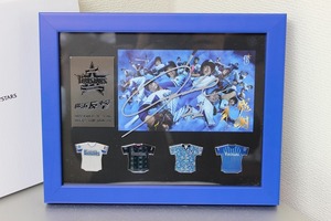 [D03750]　横浜DeNA　BAYSTARS　ベイスターズ　ユニホームピンバッジ　サイン入り　入江大生選手