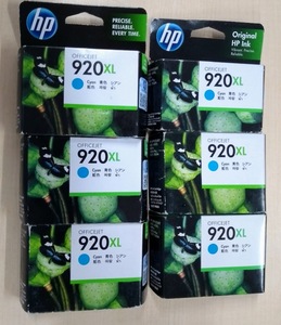 ●純正 HP Officejet PRODUCT 920XL インクカートリッジ シアン6個セット