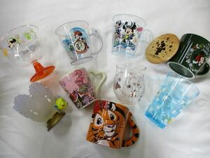 【まとめ売り】動作未確 ディズニー チャンドゥ 不思議の国のアリス ミッキー 他 マグカップ グラス 置物 等 グッズ