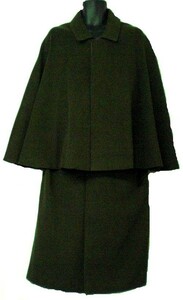 綿とんびコート（深緑）　日本製