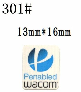 301# 【Penabled wacom】エンブレムシール　■13*16㎜■ 条件付き送料無料