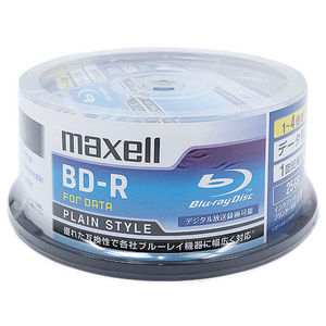 maxell データ用 BD-R 4倍速 30枚組 BR25PPLWPB.30SP [管理:1000022257]