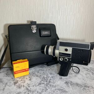 【ジャンク品】Canon キャノン Auto Zoom 518 SV Super 8 8ミリ 映写機 当時物 昭和レトロ 未開封カートリッジ付き キヤノン 宅急便80