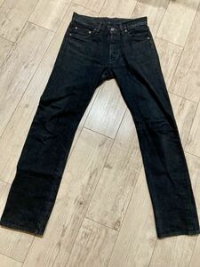 SUGAR CANE/LOT470/W29L32/13oz/赤耳/ブラックデニム/シュガーケーン/ボタンフライ