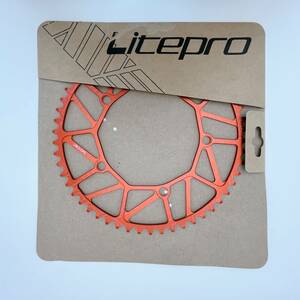 Litepro ロードバイク用CNC合金ホイール 54T/CNC レッド (OI0293)