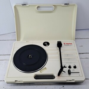 【音出し確認済】Vestax handy trax PORTABLE TURNTABLE Record ベスタクス ハンディ トラックス ポータブル ターンテーブル レコード