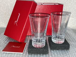 LN412a(4) バカラ ペアグラス 箱付 11cm Baccarat Glass Japan 1円〜スタート