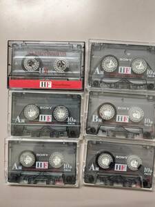 カセットテープ SONY HF-10 10分×6本セット