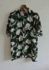 SUPREME　シュプリーム　lilly rayon shirts　アロハシャツ　花柄 総柄 　XL