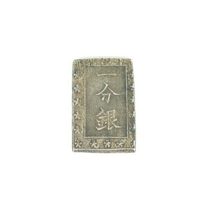 【古銭/一分銀】重量8.7g 比重10.3 現状品★6482