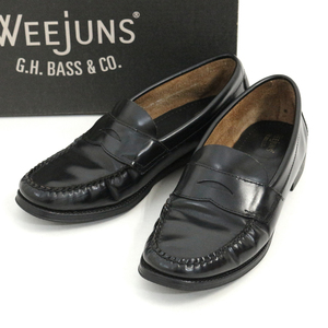 WEEJUNS G.H.BASS 定価18,700円 BEAUTY&YOUTH別注 レザーローファー US6 18314996096 ウィージャンズ ジーエイチバス ビューティー&ユース