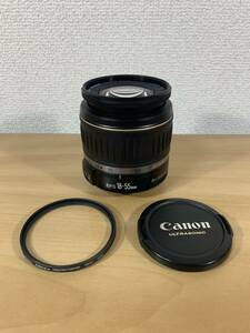 ◆動作品◆ Canon キャノン EF-S 18-55mm F3.5-5.6 Ⅱ　USM ULTRASONIC 　レンズフィルター付き kenko PRO1 D 58mm