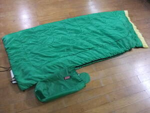 nc 01-73 Coleman コールマン 寝袋 パフォーマー2 C10 使用可能温度10度 寝袋 防災・災害対策に キャンプ 車中泊 アウトドアグッズ 中古