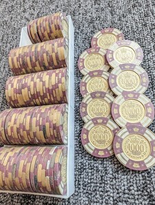 MGM カジノチップ$1000表記　100枚　ポーカー　ブラックジャック　バカラ　ルーレット　チップ　カジノ MGM　ギャンブル