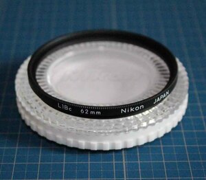 [ei309]フィルター Nikon 62mm L1BC SKYLIGHT スカイライト ニコン 黒白・カラー用　filter