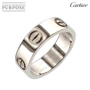 カルティエ Cartier ラブ #50 リング K18 WG ホワイトゴールド 750 指輪 Love Ring 90224448