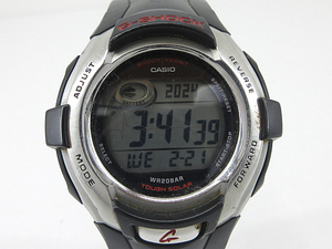 k70649-ap [送料650円]中古▼CASIO G-SHOCK ジーショック G-7300 タフソーラー デジタル メンズ 腕時計 ブラック メタル [154-240222]