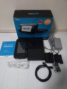 ★WiiU★プレミアムセット本体☆クロ☆黒☆32GB☆任天堂★動作良好★箱説