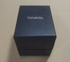 CASIO　腕時計の空箱　型押し皮革調　高級感