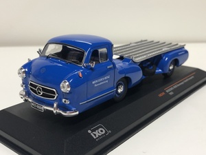 Ixo 1/43 Mercedes Benz Race Car Transporter The blue wonder 1955　メルセデス　ベンツ　トランスポーター　イクソ