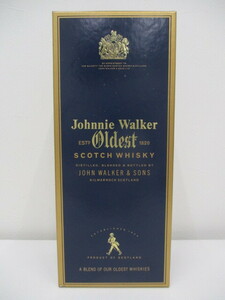 2572A　【古酒】 JOHNNIE WALKER OLDEST ジョニーウォーカー オールデスト 容量/度数箱に記載無 重量約1930ｇ 箱未開封品