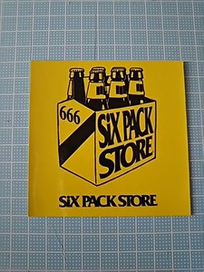 MEANING Pizza of Death SiX PACK STORE ステッカー ③　/