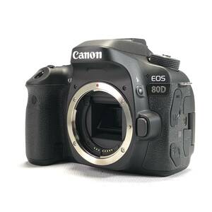 1スタ Canon EOS 80D ボディ キヤノン デジタル 一眼レフ カメラ 動作OK 1円 ① 24E ヱOA4