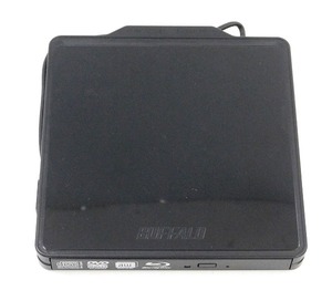 T068Tちょる☆BUFFALO BDXL USB2.0用 ポータブルブルーレイドライブ ブラック BRXL-PC6VU2-BK DVD 動作確認済み