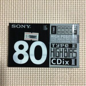 SONY CDixⅡ80 HIGH BIRD ハイポジション カセットテープ【未開封新品】