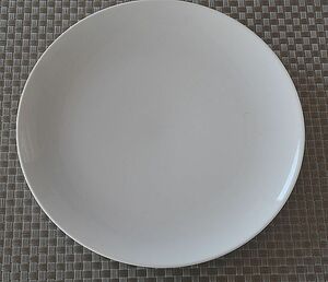 ディナー皿1枚 真っ白 リムなし pll038