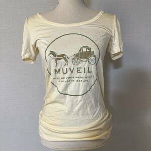 MUVEIL ロゴ Tシャツ F