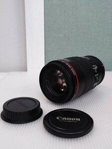 ○ CANON MACRO LENS EF 100mm 1:2.8 L IS USM Canon キャノン カメラレンズ 動作未確認ジャンク品 汚れ 