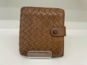 ◎【USED】★BOTTEGAVENETA ボッテガヴェネタ イントレチャート★メンズ 二つ折り財布/使用感あり格安/km0563