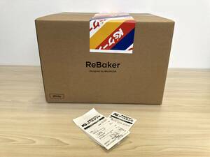 《H》新品・未開封・保証付 バルミューダ― ReBaker リベイカー KTT01JP-WH トースター 白