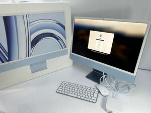 Apple iMac 　2023 M3チップ 　8コアCPU/8コアGPU　 8GBメモリ 　SSD256GB 　展示品　 限定保証内