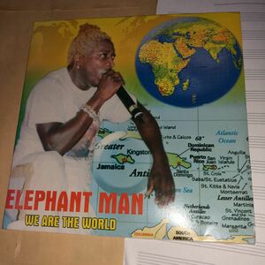 Elephant man / We are the world レゲエ　レコード