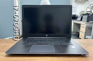 [ジャンク品]HP ZBook Studio G3・Core i7-6700HQ・メモリ4GB・Type-C・カメラ・HDMI・通電、BIOS確認可・[B3]