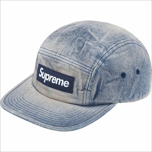 supreme Washed Chino Twill Camp Cap Dirty Indigo シュプリーム　キャップ　デニム　1円　ハット　